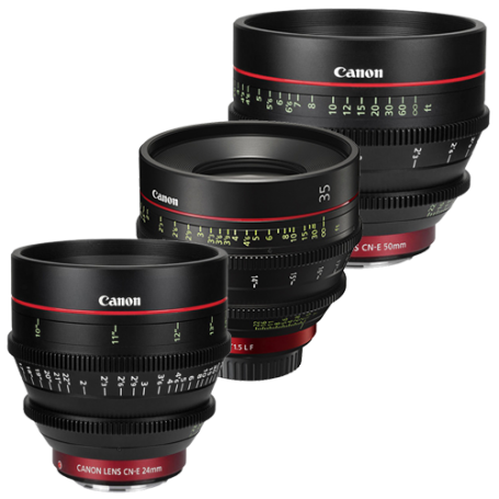 3x Canon CN-e