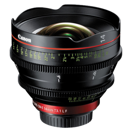 Canon CN-e 14mm f 3.1